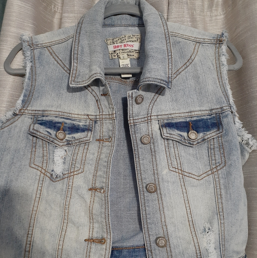 Hot Kiss Denim vest
